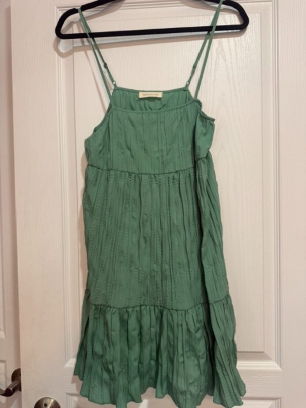 Urban Outfitters Green Babydoll Mini Dress Small